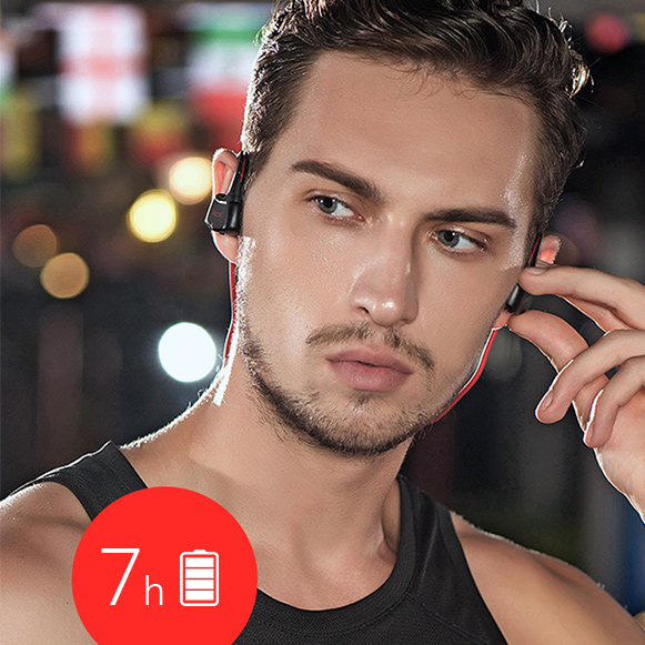 Bezdrátová sluchátka s dlouhou výdrží. Dacom P10 MP3 do uší.